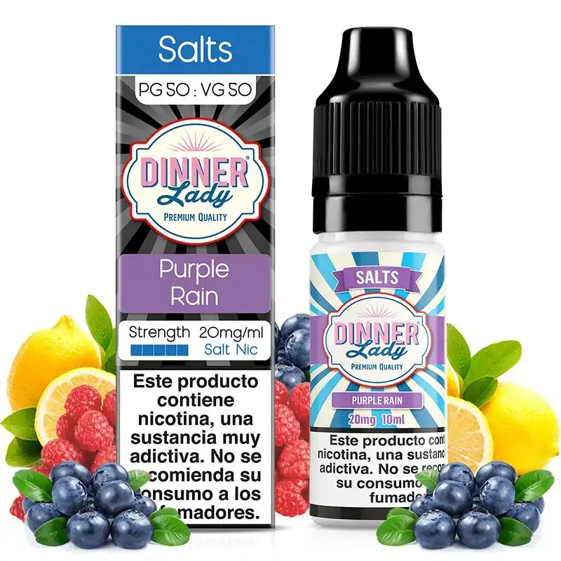 Sales de Nicotina Dinner Lady Purple Rain 10ml