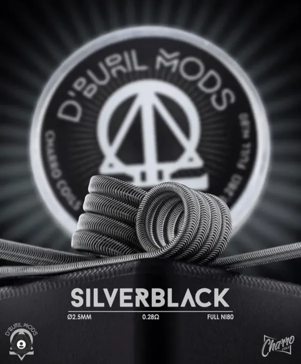 D’Buril & Charro Coils Silverblack