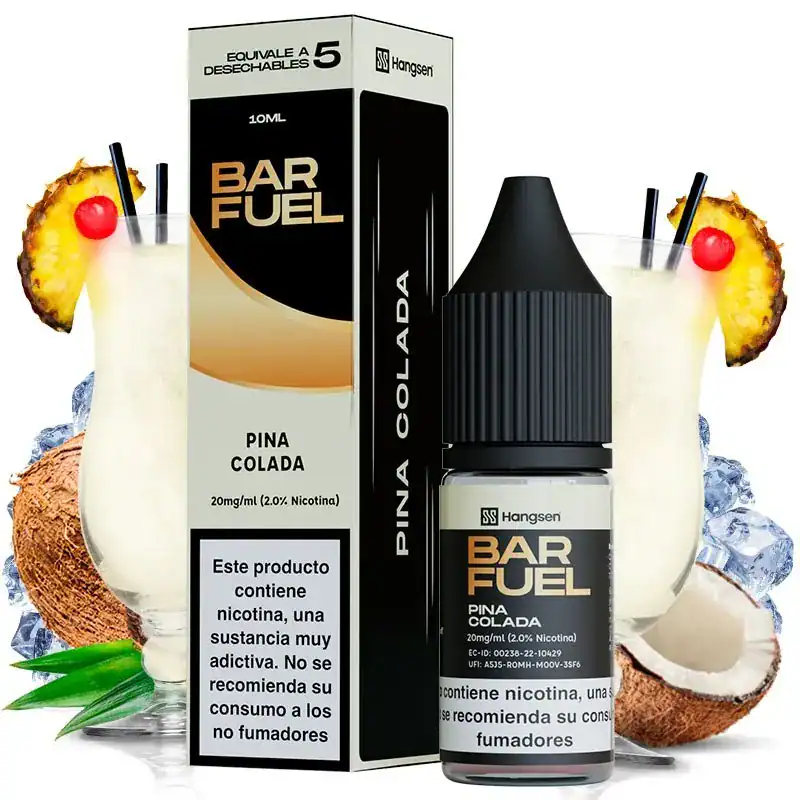Sales de Nicotina Hangsen Bar Fuel Piña Colada 10ml 20mg