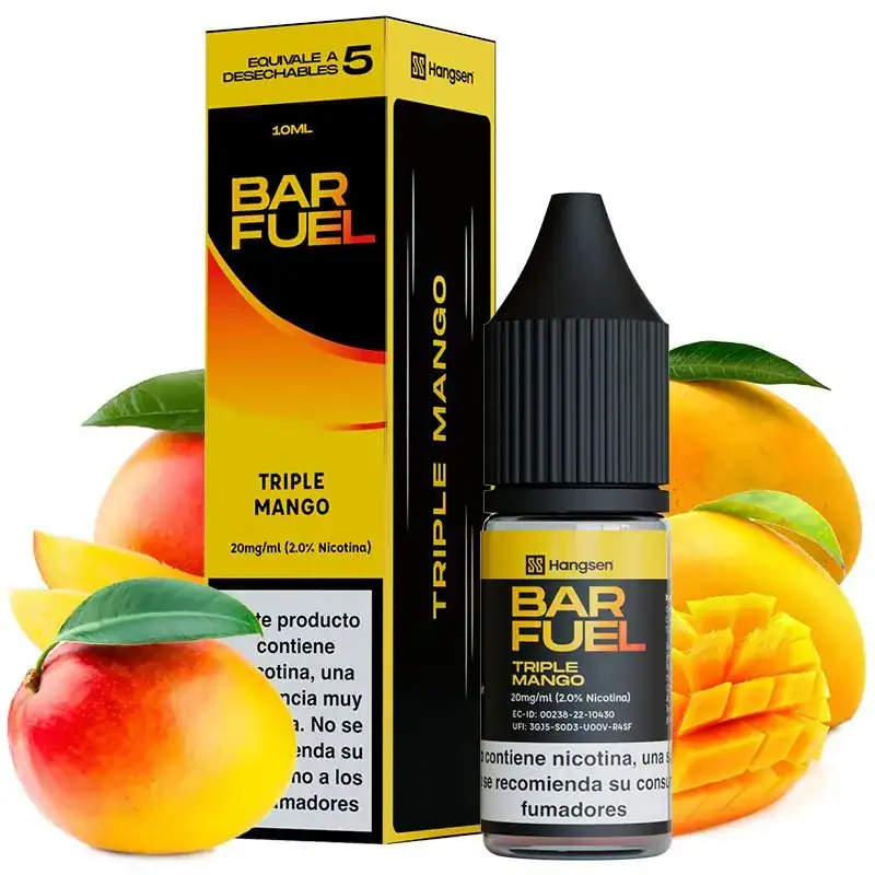Sales de Nicotina Hangsen Bar Fuel Triple Mango 10ml 20mg