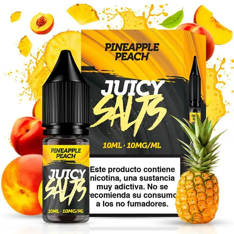 Sales de Nicotina Juicy Salts Pineapple Peach 10ml