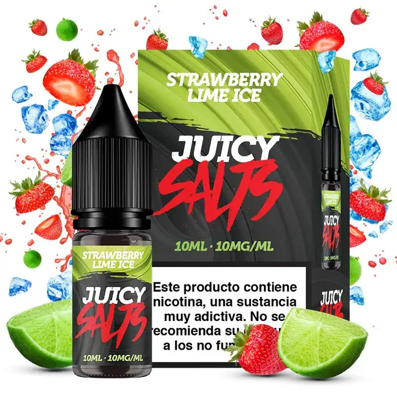Juicy Salts Strawberry Lime Ice 10ml