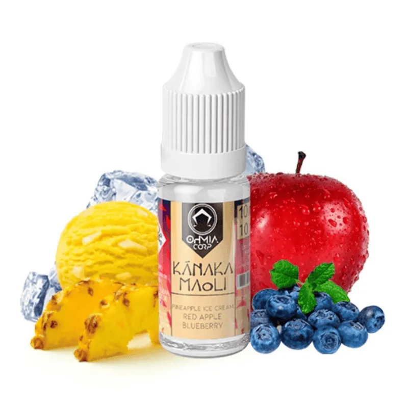 Kanaka Maoli Salts Pineapple Red Apple Blueberry 10ml