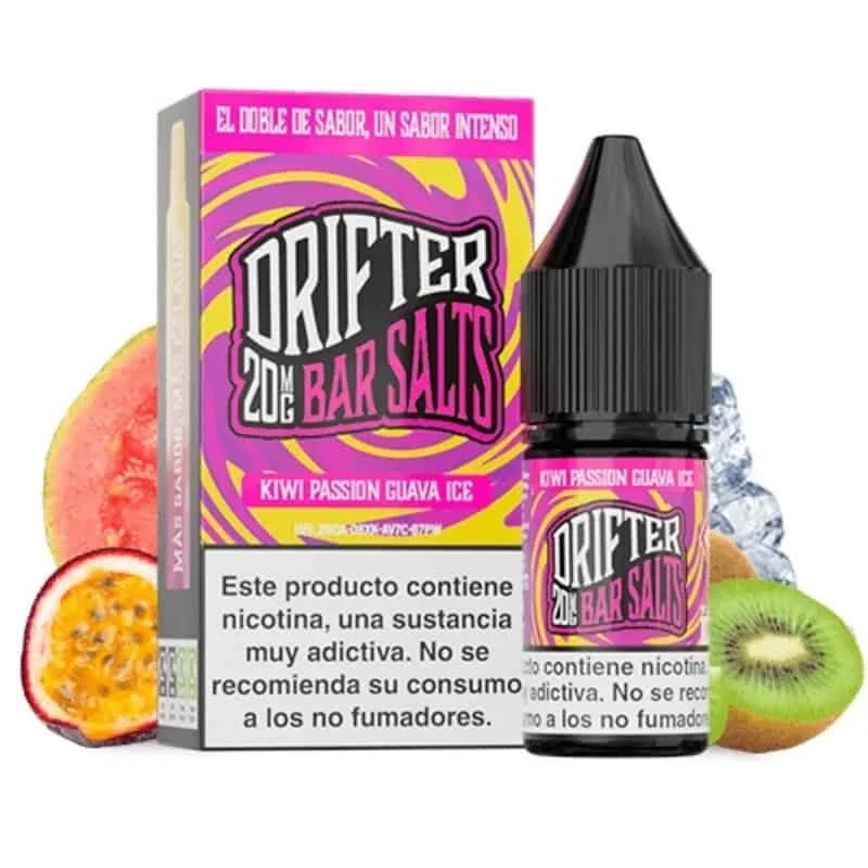 Drifter Bar Salts Kiwi Passion Guava Ice