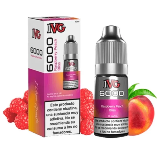 IVG 6000 Salts Raspberry Peach Bliss