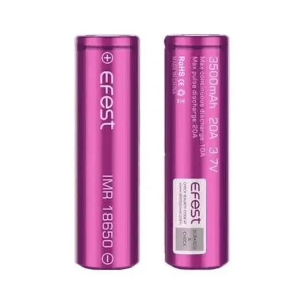 Efest Bateria Accus IMR 18650 3500mAh 20A (2pcs)