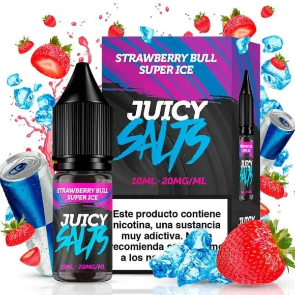 Juicy Salts Strawberry Bull Super Ice