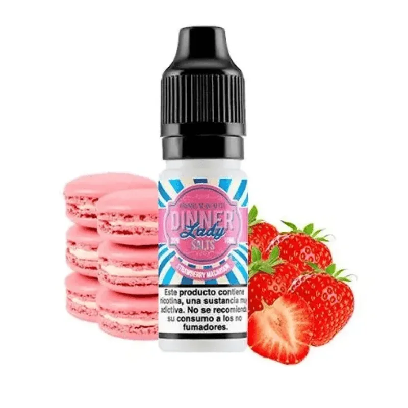 Sales de Nicotina Dinner Lady Strawberry Macaroon 10ml
