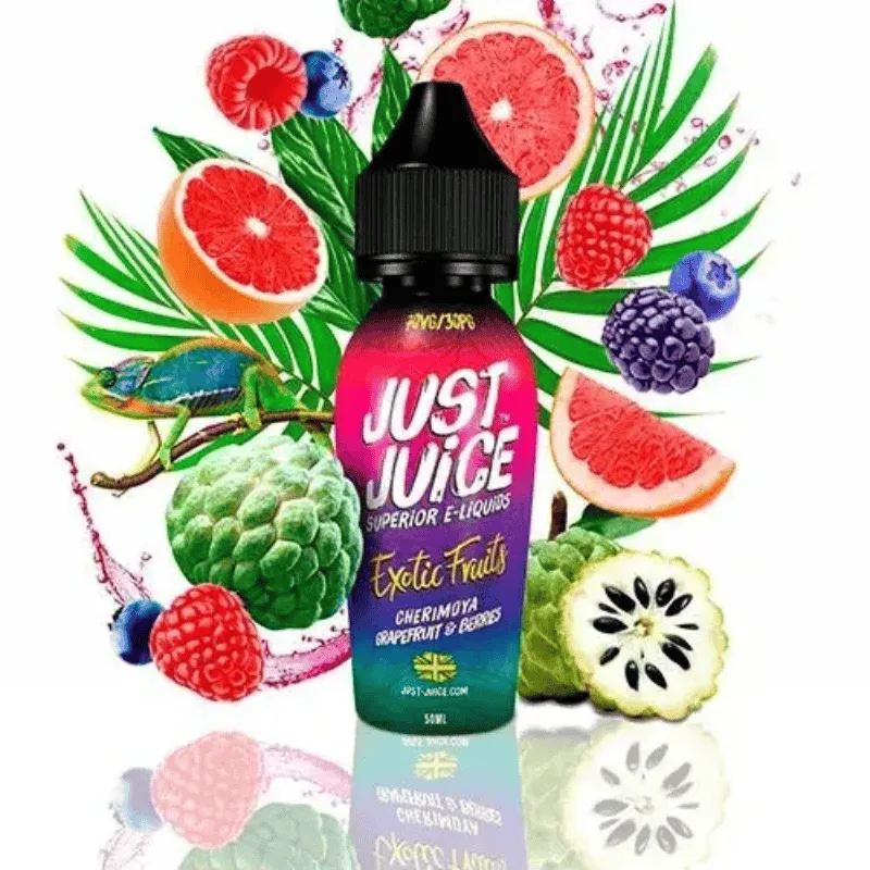 Just Juice Exotic Fruits Cherimoya Grapefruit & Berries 50ml