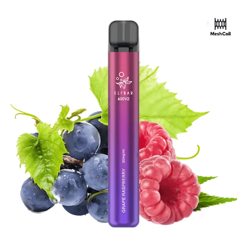 ElfBar 600 V2 Grape Raspberry 20mg