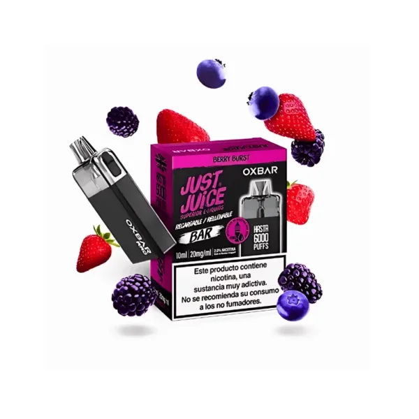 Just Juice & Oxbar Rellenable Berry Burst 20mg