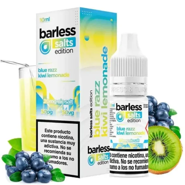 Barless Salt Blue Razz Kiwi Lemonade