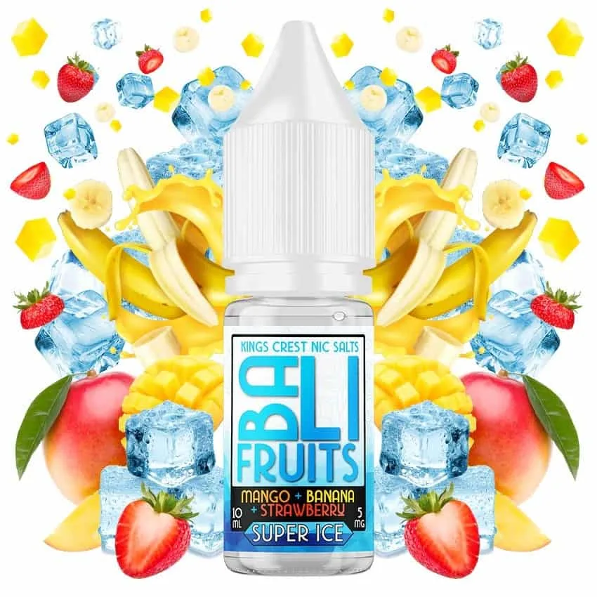 Bali Fruits Salts Mango Banana Strawberry Super Ice 10ml