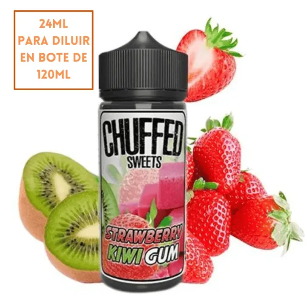 Aroma Chuffed Swets Strawberry Kiwi Gum