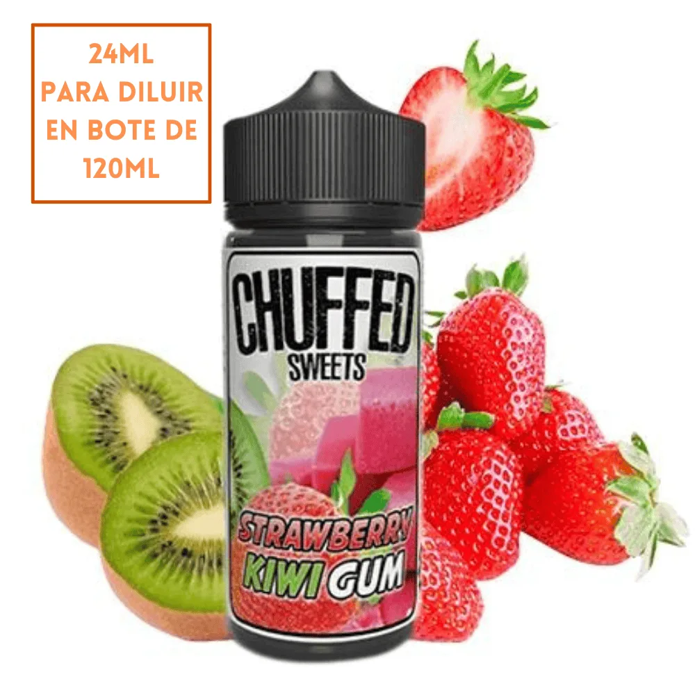Aroma Chuffed Swets Strawberry Kiwi Gum