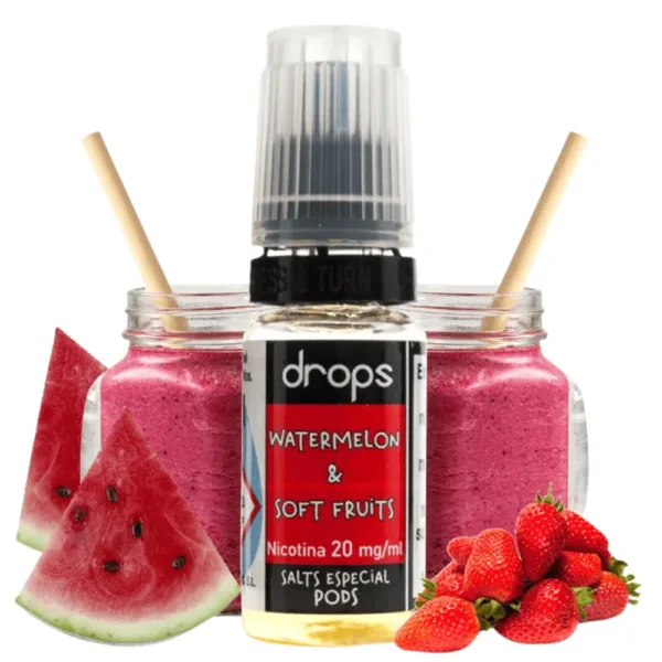 Drops Salt Watermelon & Soft Fruits 10ml