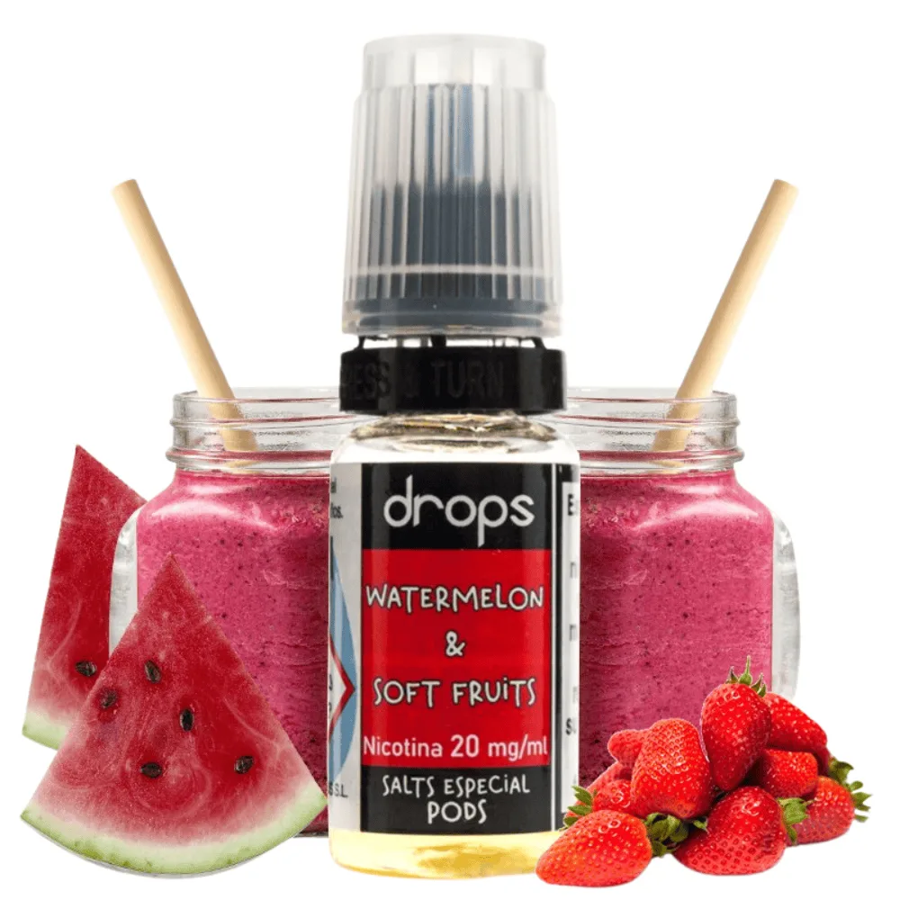 Drops Salt Watermelon & Soft Fruits 10ml