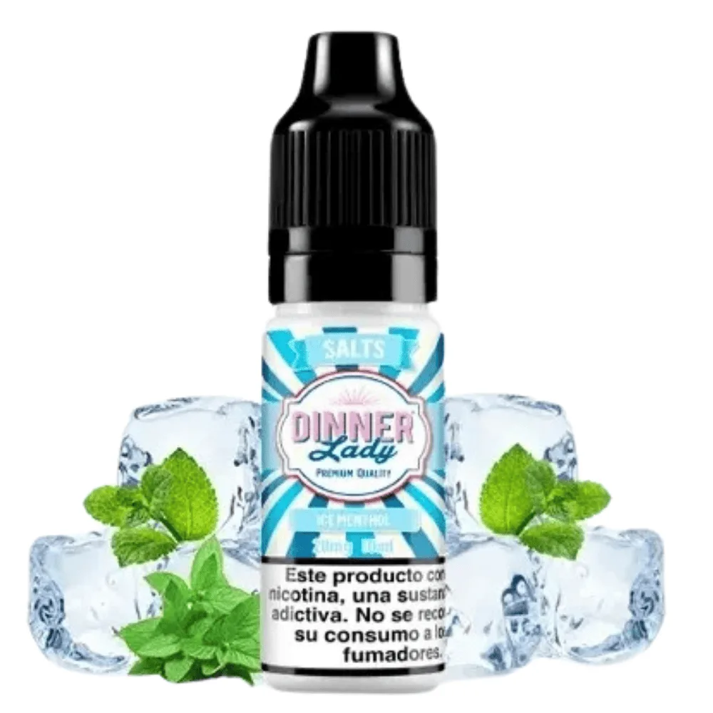 Sales de Nicotina Dinner Lady Ice Menthol 10ml