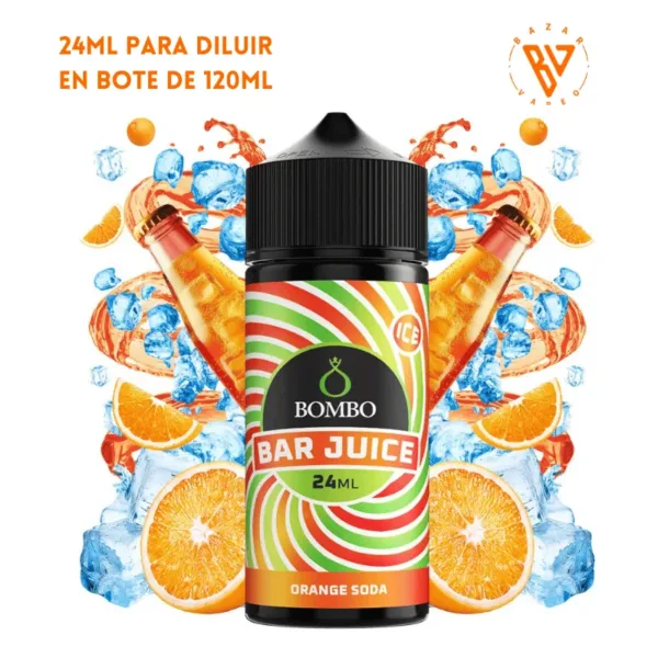 Aroma Bombo Bar Juice Orange Soda Ice 24ml