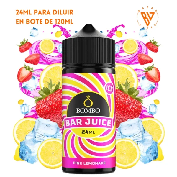 Aroma Bombo Bar Juice Pink Lemonade Ice 24ml