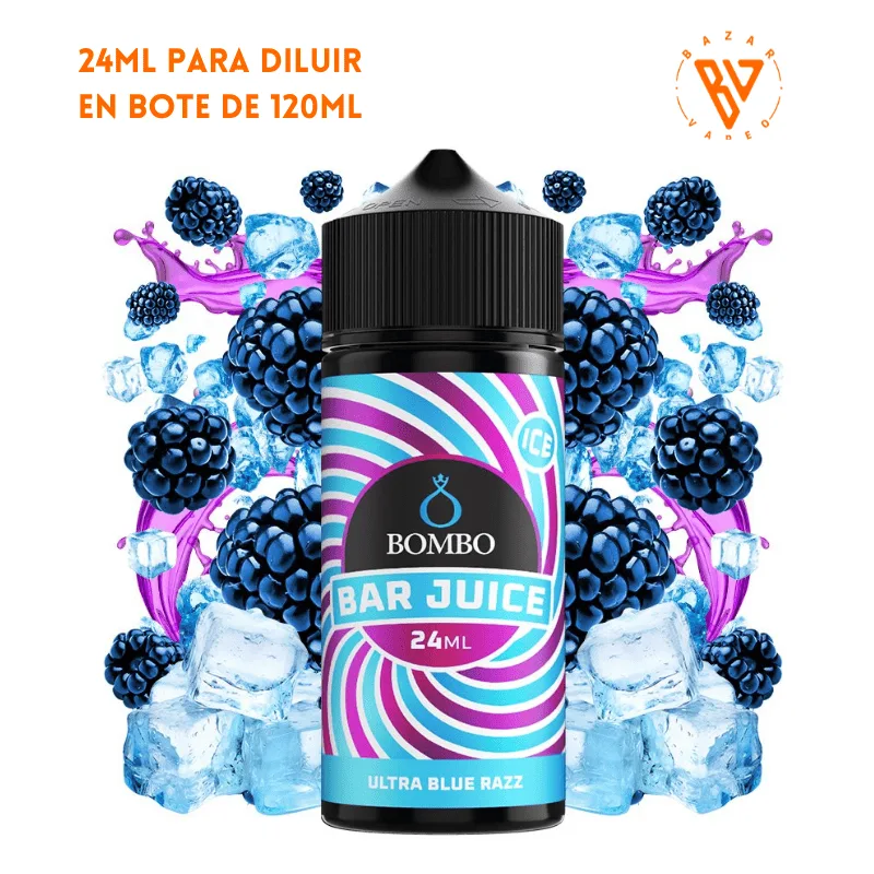 Aroma Bombo Bar Juice Ultra Blue Razz Ice 24ml