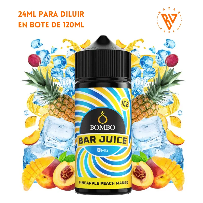 Aroma Bombo Bar Juice Pineapple Peach Mango Ice 24ml