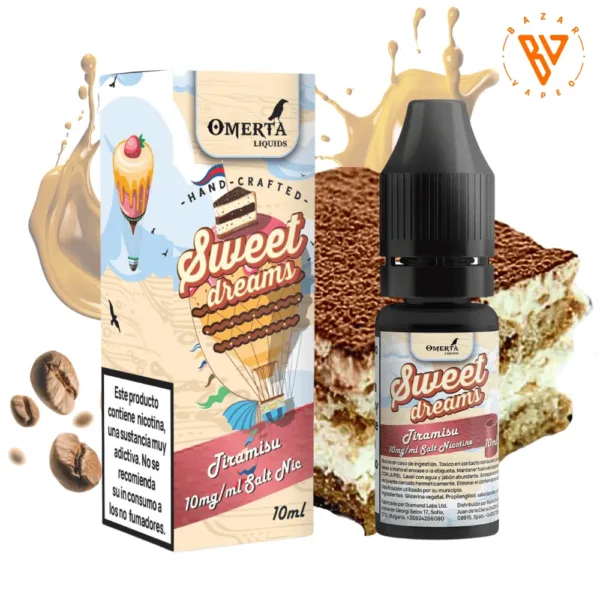 Omerta Sweet Dreams Salts Tiramisú 10ml