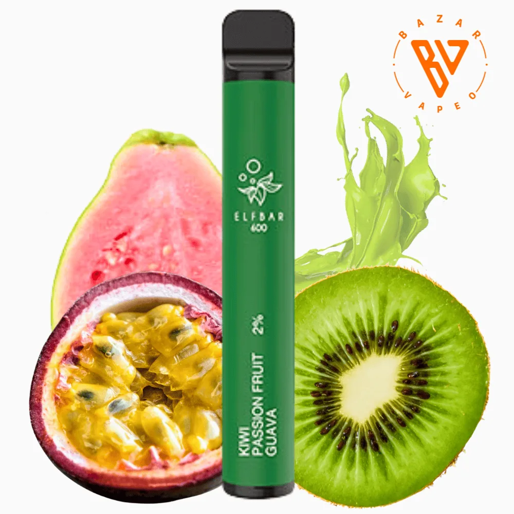 Elf Bar 600 Kiwi Passion Fruit Guava 20mg