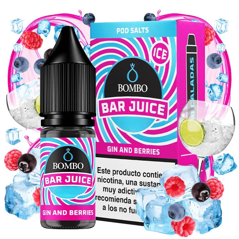 Bombo Salts Bar Juice Gin & Berries Ice 10ml