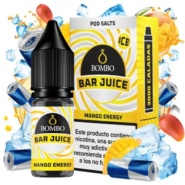 Bombo Salts Bar Juice Mango Energy Ice 10ml