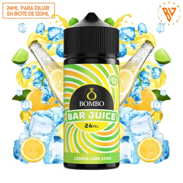 Aroma Bombo Bar Juice Lemon Lime Soda Ice 24ml