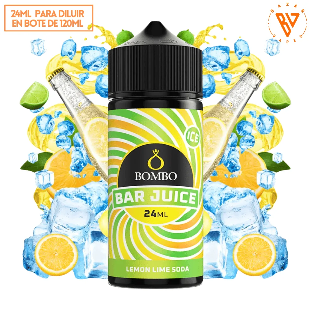Aroma Bombo Bar Juice Lemon Lime Soda Ice 24ml