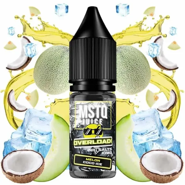 MSTQ Juice Overload Salts Melon Coco Ice 10ml