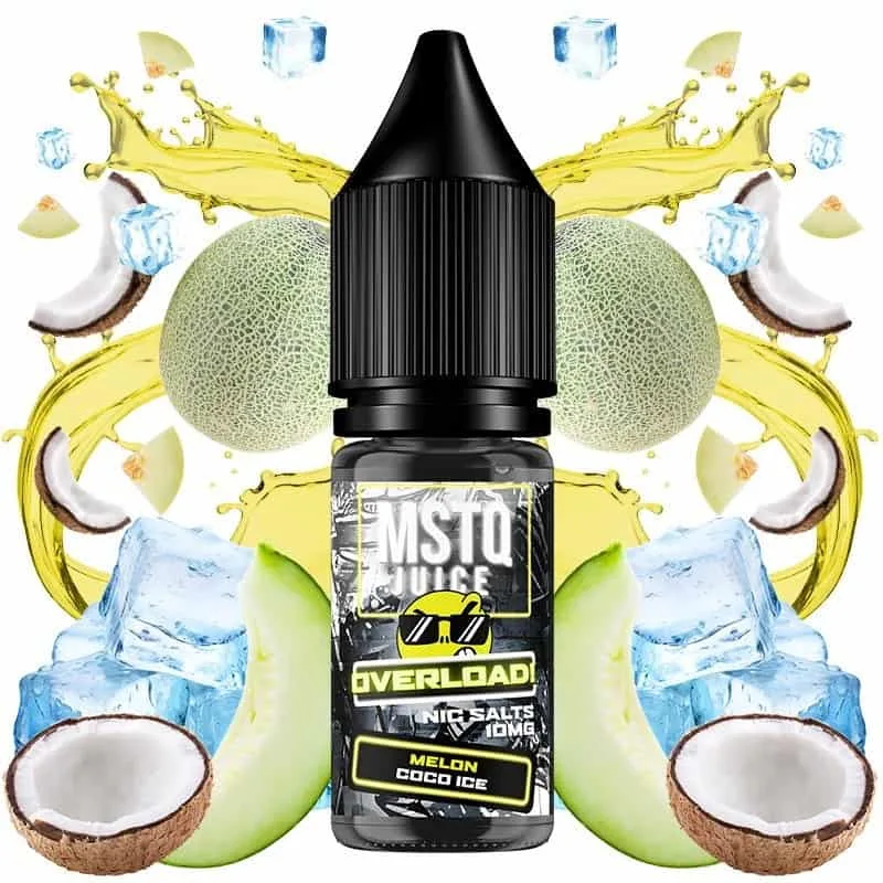 MSTQ Juice Overload Salts Melon Coco Ice 10ml