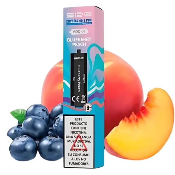 Ske Crystal 4 en 1 Blueberry Peach