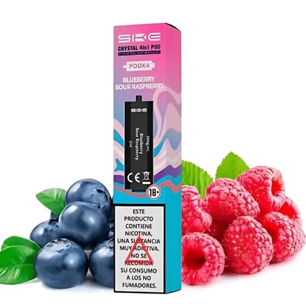 Ske Crystal 4 en 1 Blueberry Sour Raspberry