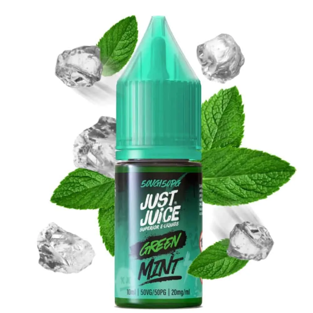 Just Juice Mint Range Salts Green 10ml
