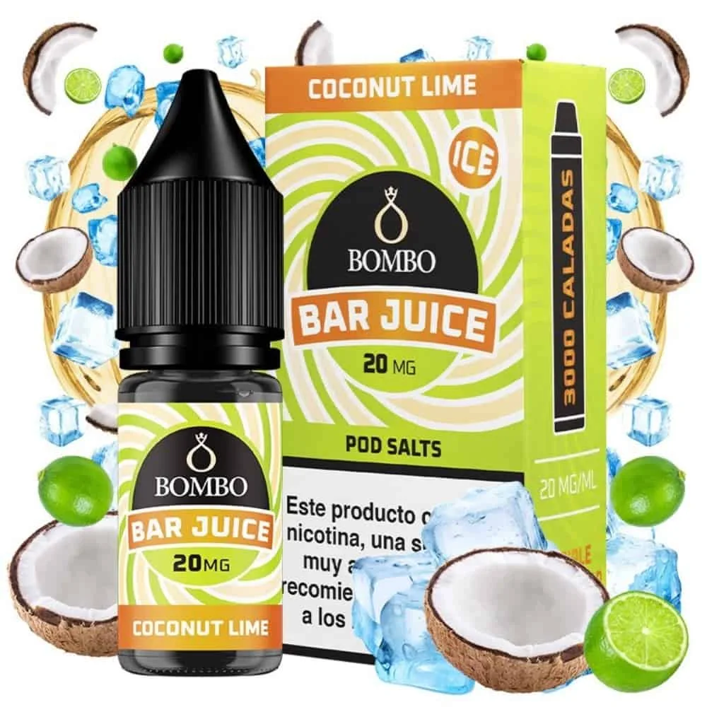 Bombo Salts Bar Juice Coconut Lime Ice 10ml