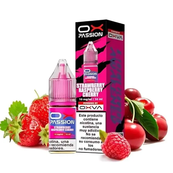 Oxva OX Passion Salts Strawberry Raspberry Cherry 10ml