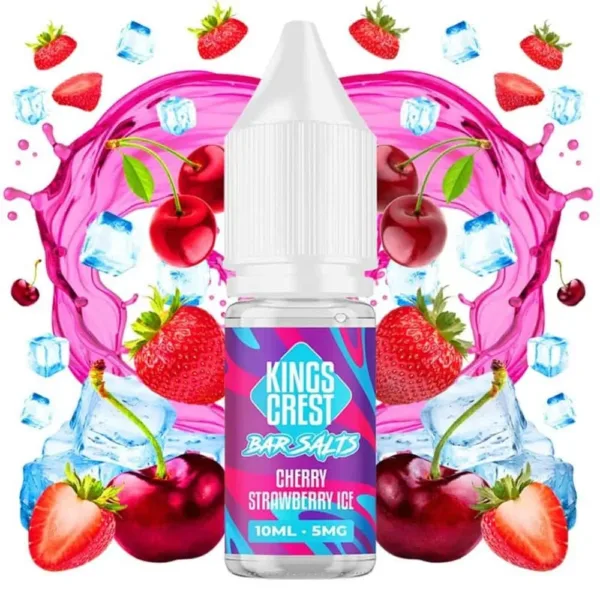 Kings Crest Salts Cherry Strawberry Ice 10ml