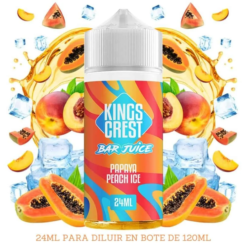 Aroma Kings Crest Papaya Peach Ice 24ml