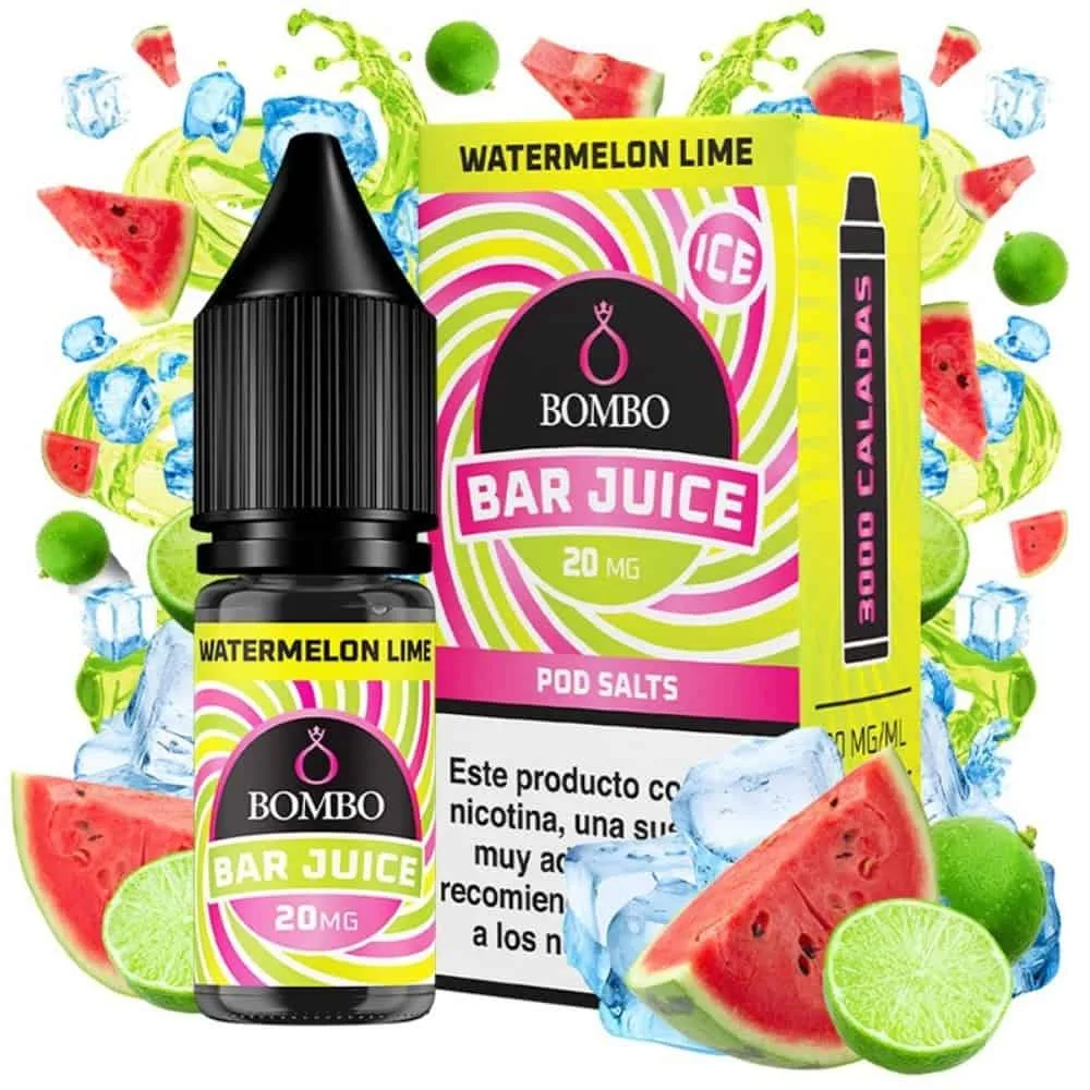Bombo Salts Bar Juice Watermelon Lime Ice 10ml