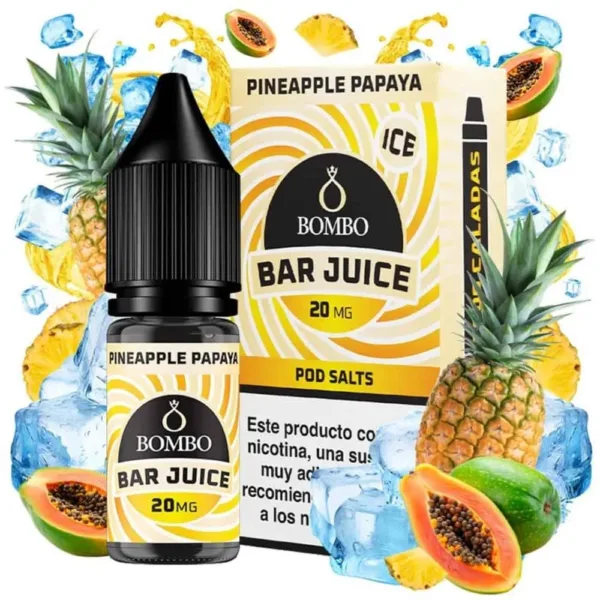 Bombo Salts Bar Juice Pineapple Papaya Ice 10ml