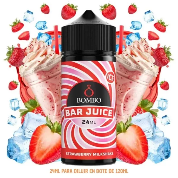 Aroma Bombo Bar Juice Strawberry Milkshake Ice 24ml