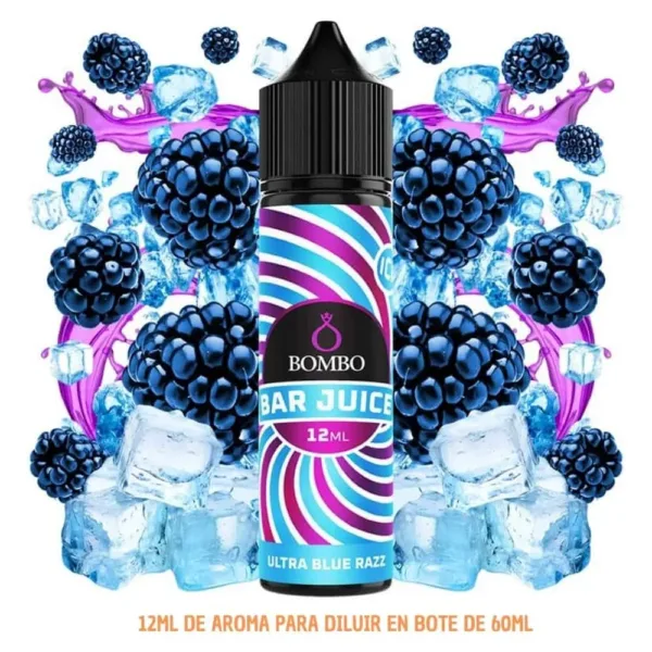 Aroma Bombo Bar Juice Ultra Blue Razz Ice 12ml
