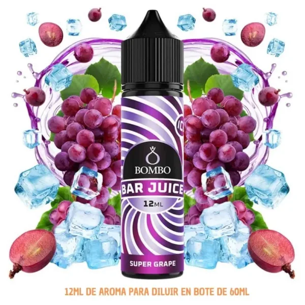 Aroma Bombo Bar Juice Super Grape Ice 12ml