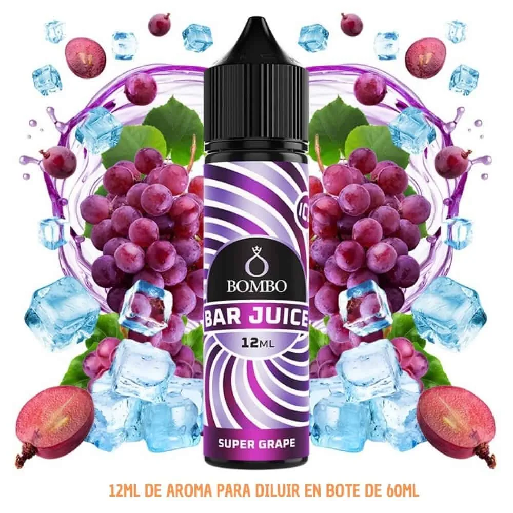 Aroma Bombo Bar Juice Super Grape Ice 12ml