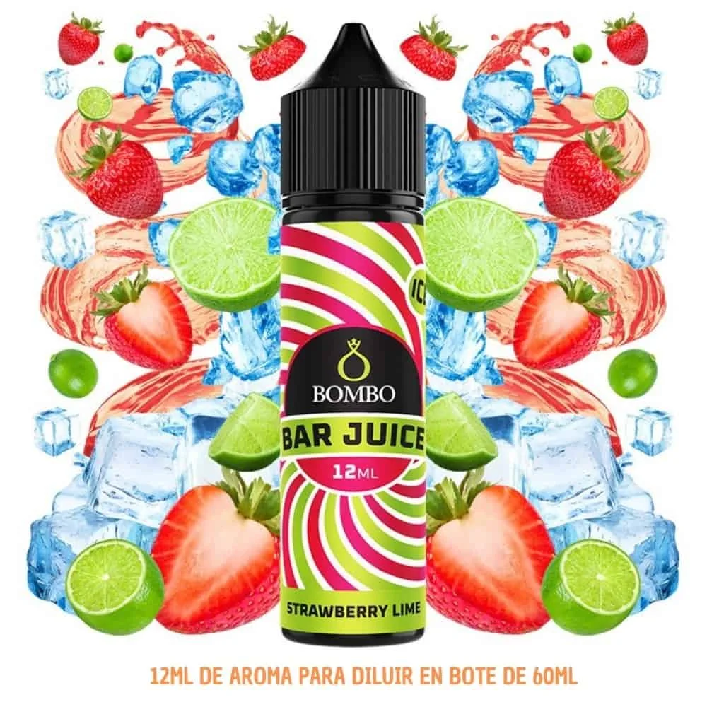 Aroma Bombo Bar Juice Strawberry Lime Ice 12ml