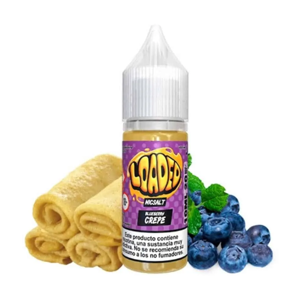 Loaded Salts Blueberry Crepe 10ml