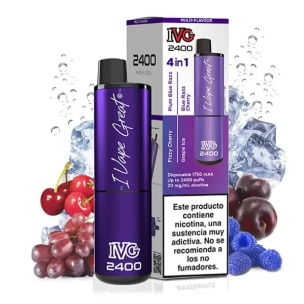 IVG 2400 Purple 4 en 1